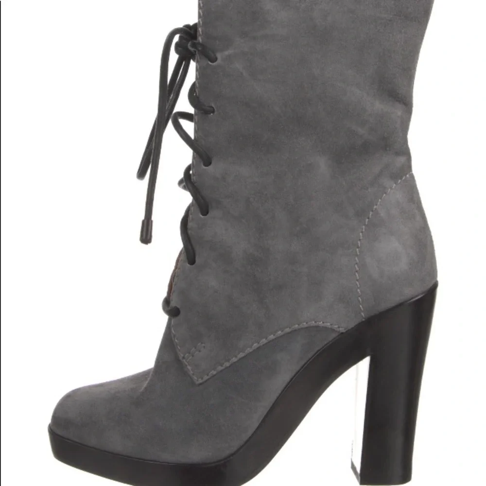 Reed Krakoff Lace Up Boots - Picture 2 of 8